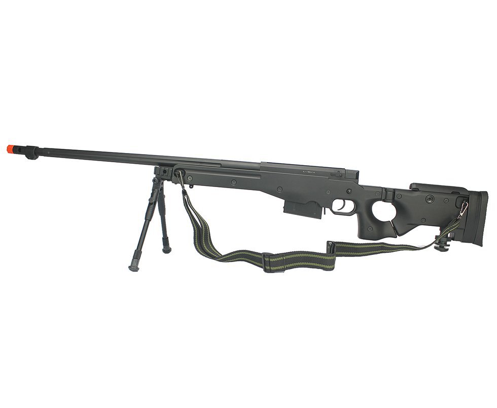 Rifle De Airsoft Sniper Gas Gbb Sniper G96b Com Bipé Cal 6mm - Well