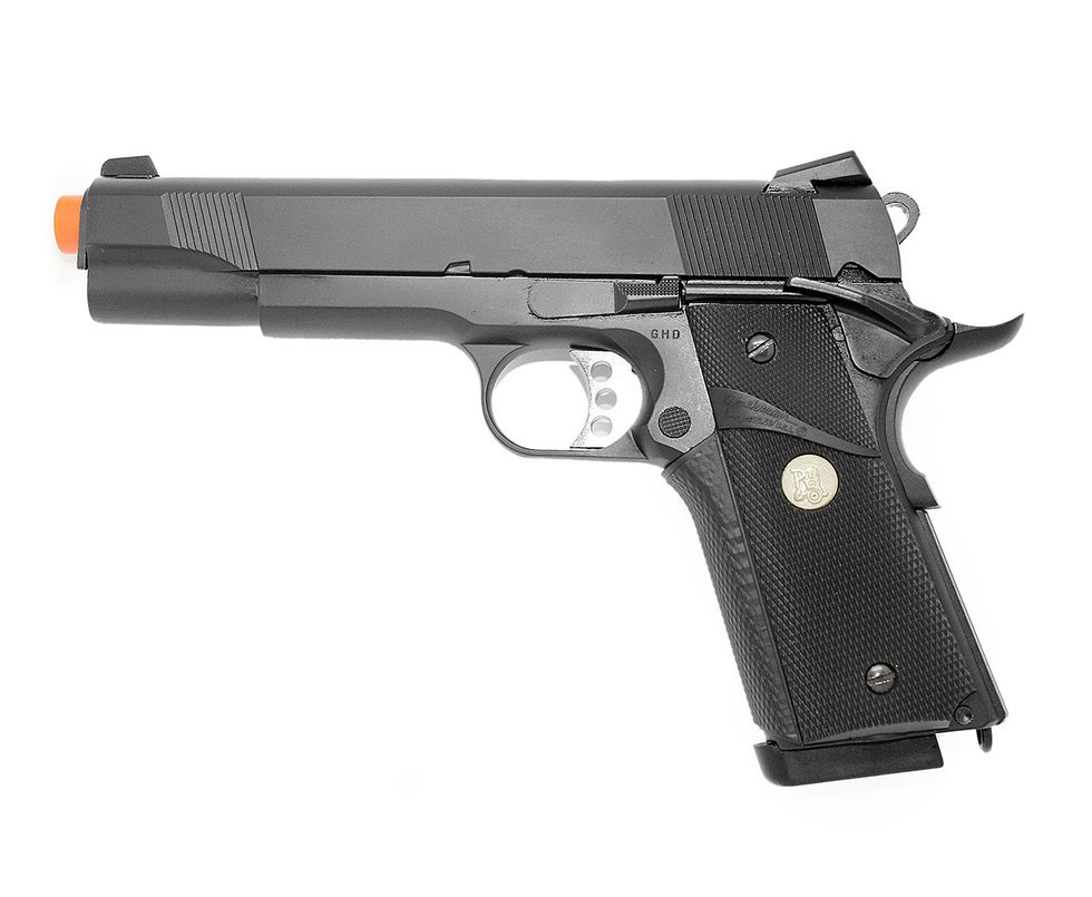 Pistola De Airsoft Gas Gbb 1911 Full Metal Blowback 728 Cal 6.0mm + Case