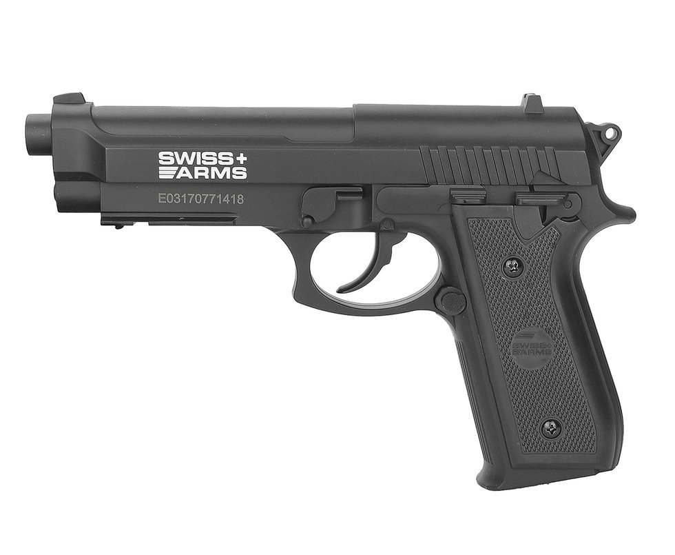 Pistola De Pressão Gas Co2 Sa P92 4.5mm Swiss Arms