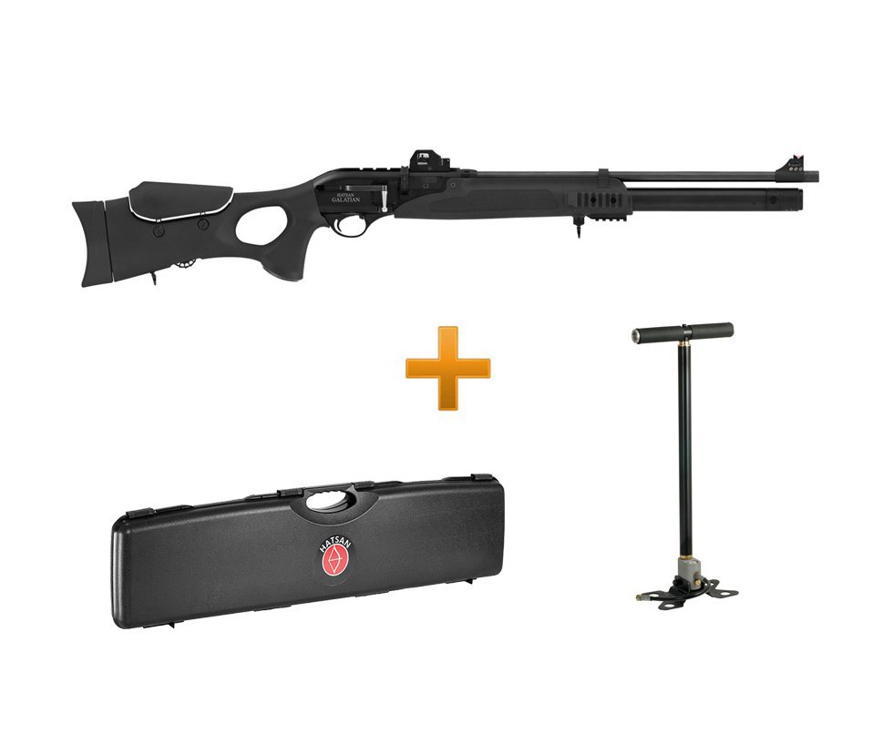 Carabina Pcp Hatsan Galatian Iii Cal 5,5 Mm + Case Original + Bomba Pneumática Hatsan