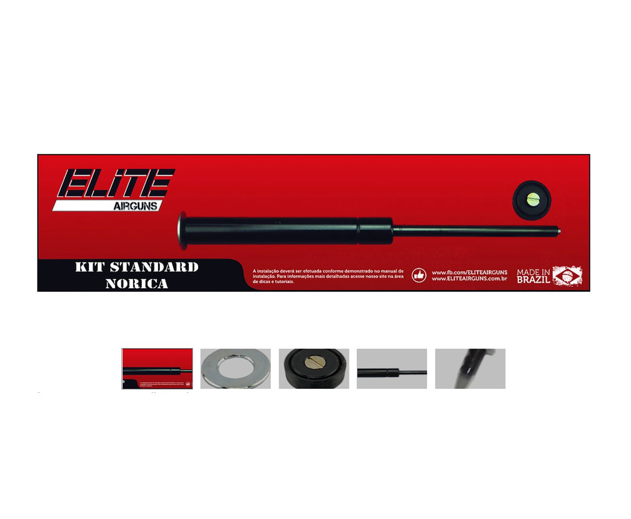 Kit Customização Standard Carabina Nórica Storm - 45kg - Elite Airguns