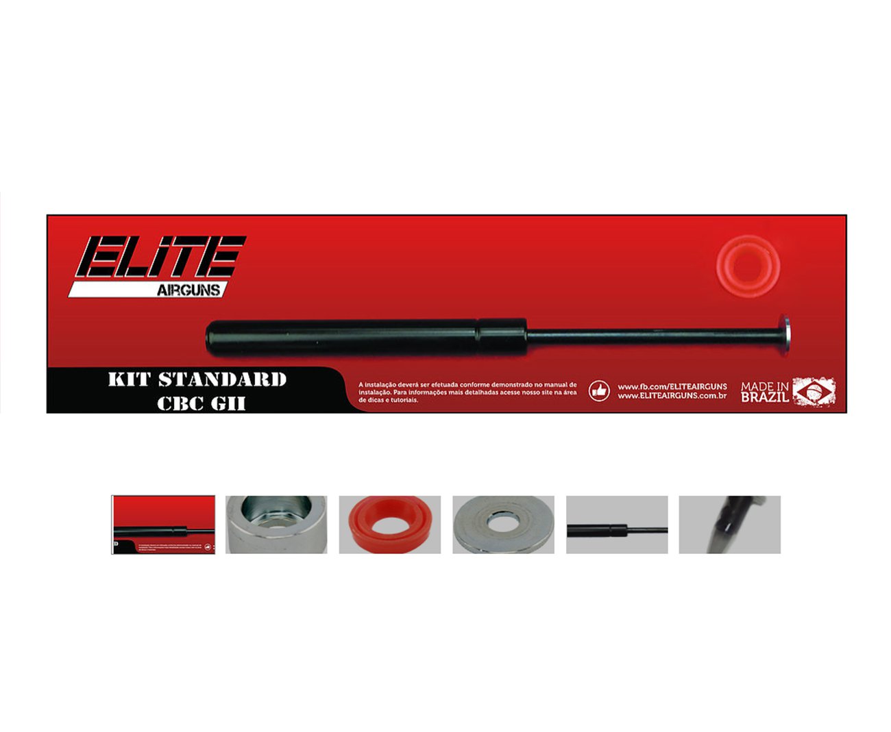 Kit Customização Standard Carabina Cbc Gii - 60kg - Elite Airguns