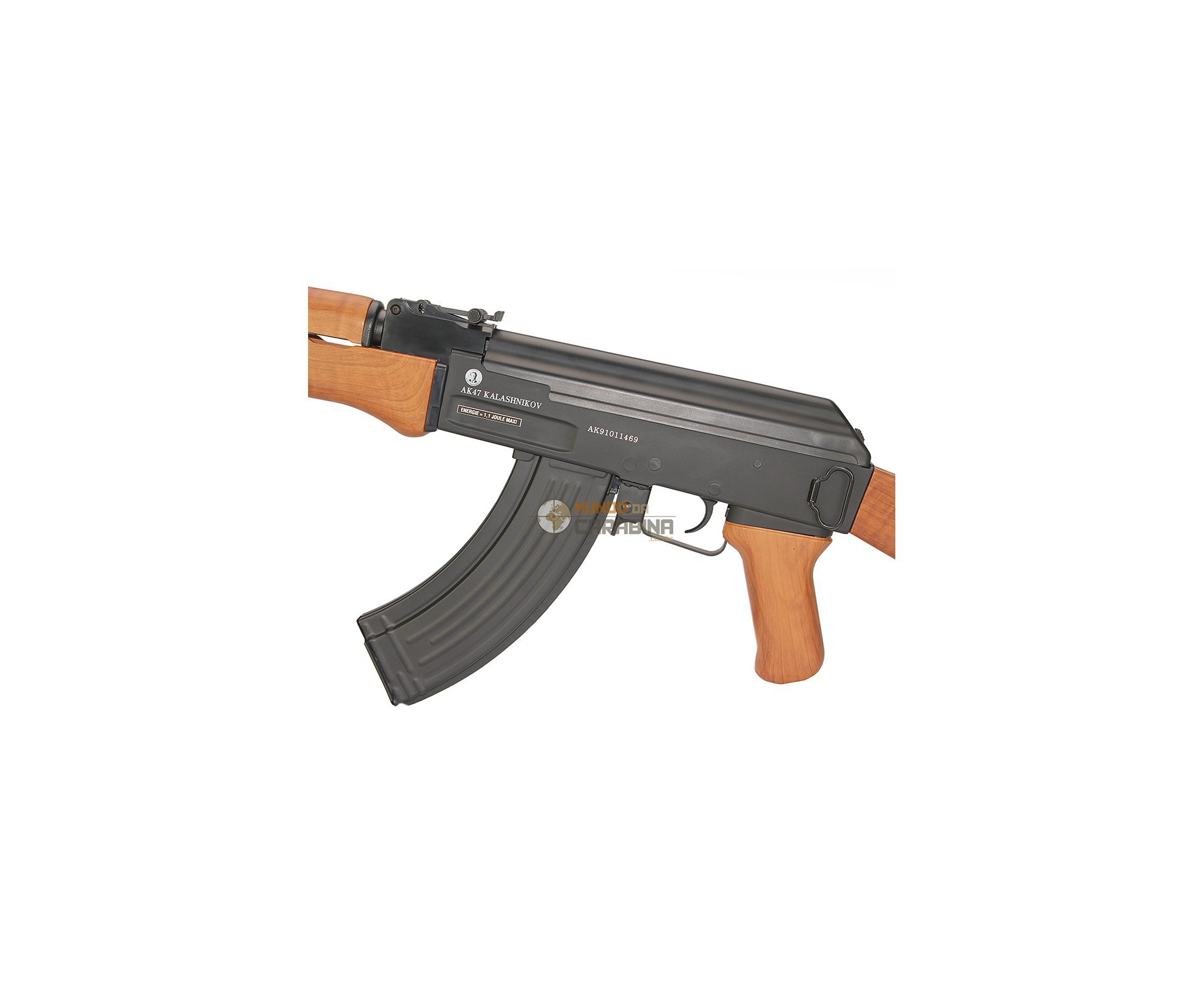Rifle De Aisoft Kalashnikov Ak 47 - Full Metal - Calibre 6,0 Mm - Cyber Gun - 220 V