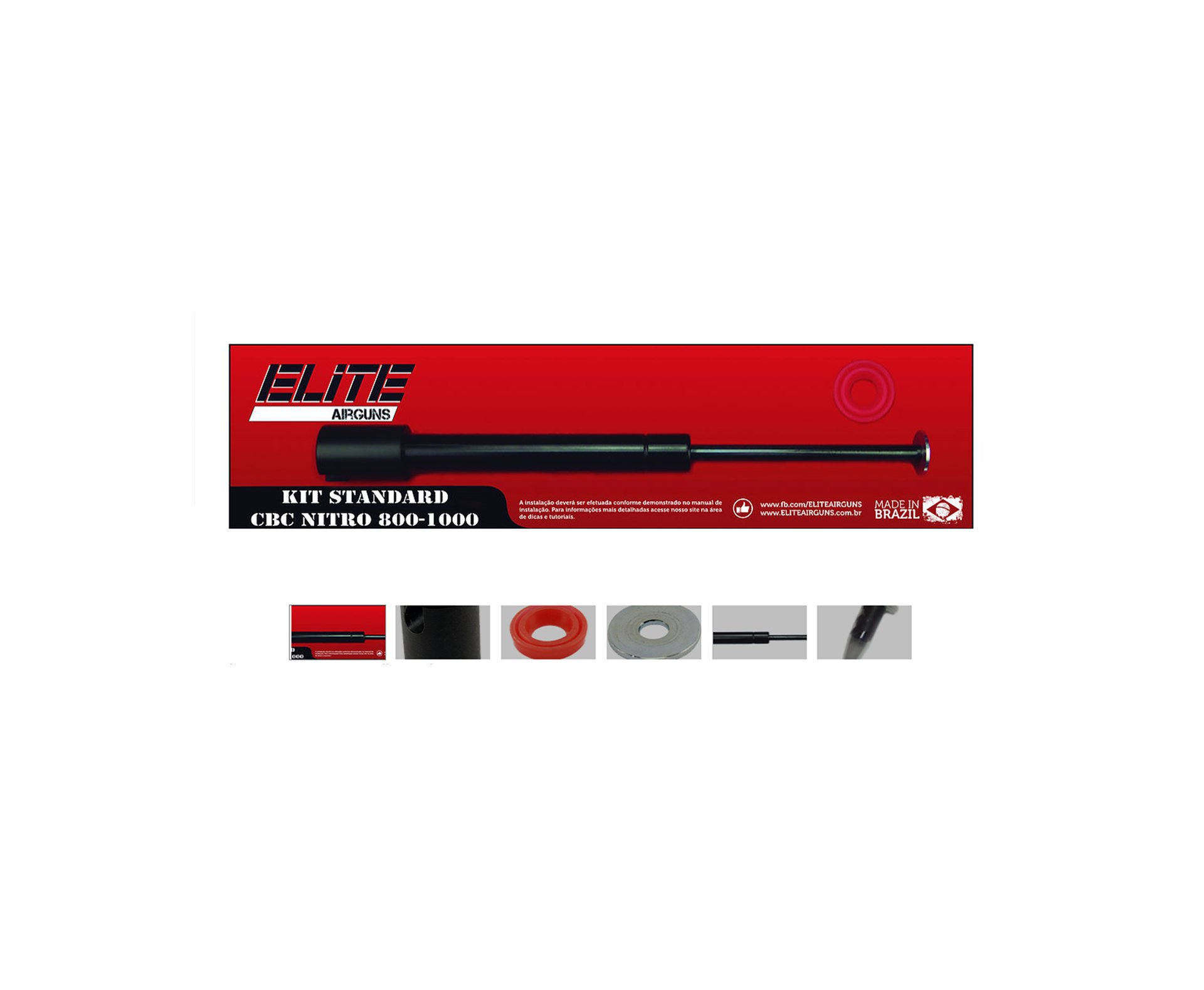 Kit Customização Standard Carabina Cbc Nitro 800 - 45kg - Elite Airguns