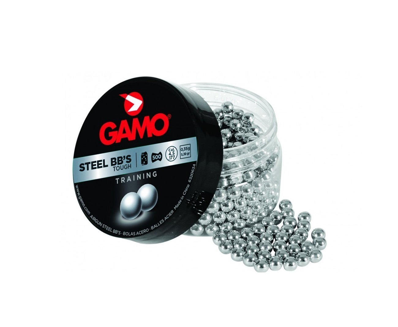 Esfera De Aço Com Alto Polimento Cal 4.5mm Com 500unds - Gamo