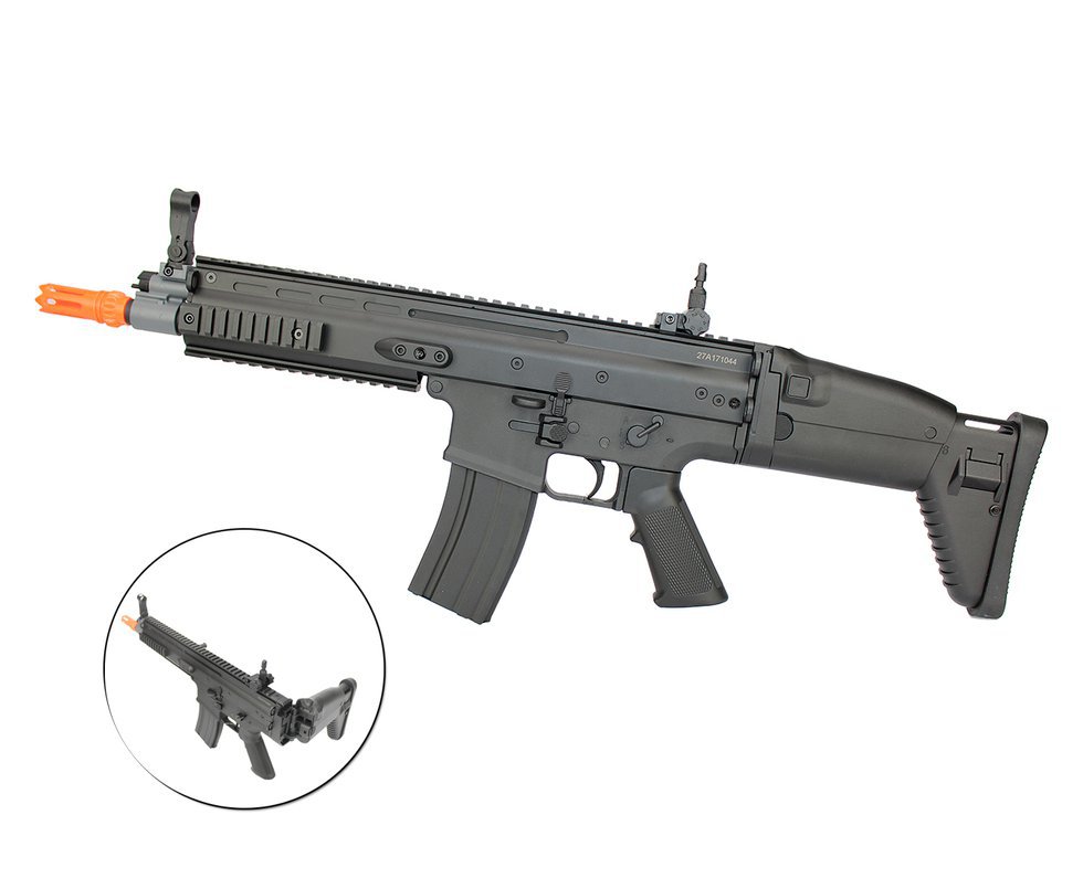 Rifle De Airsoft Scar-l Bivolt Cm067bk Cal 6.0mm Cyma