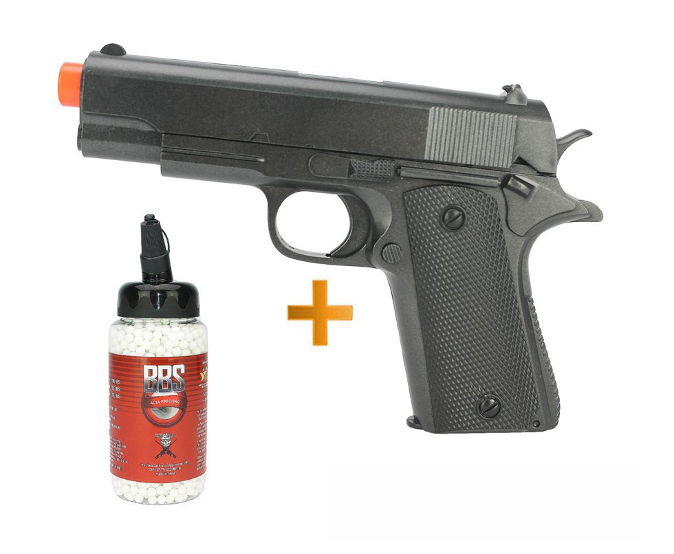 Pistola De Airsoft Cyma Zm04 Spring Cyma/rossi Cal 6.0 + 2000 Bbs 0,12g