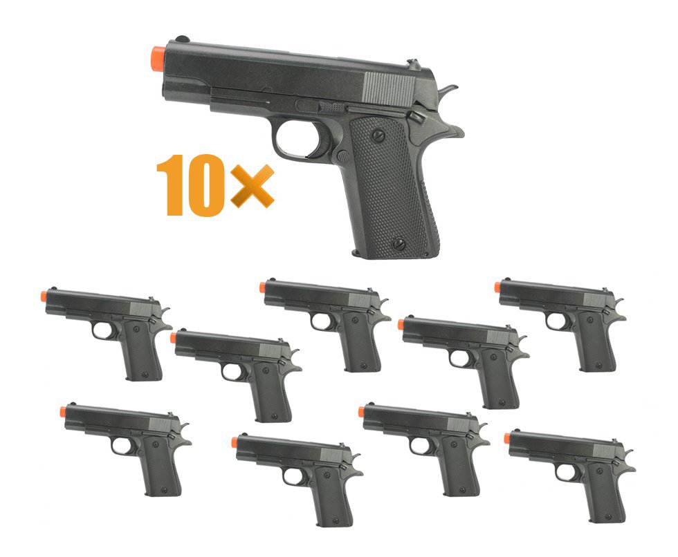 Kit Atacado 10 Pistola De Airsoft Cyma Zm04 Spring Cyma/rossi - Cal 6.0mm