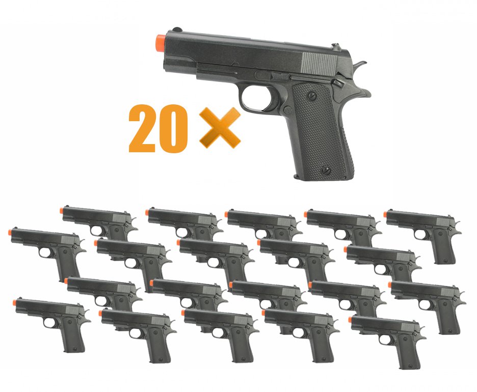 Kit Atacado 20 Pistolas De Airsoft Zm04 Cyma Cal 6.0mm