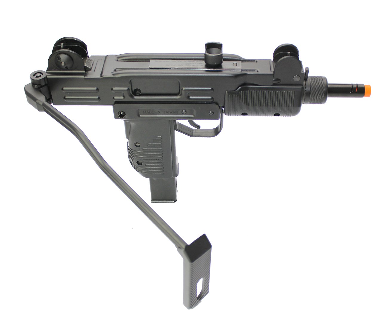 Rifle De Airsoft Co2 Sub-metralhadora Mini Uzi Full Metal Blowback 6.0mm Kwc