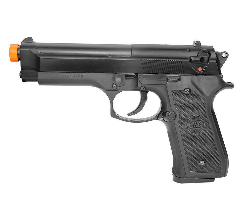 Pistola De Airsoft Beretta M92 Spring Cal 6.0 Mm Kwc