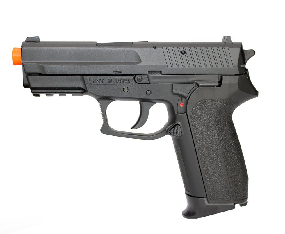 Pistola De Airsoft Gas Co2 Sig Sauer Sp2022 Slide Metal Cal 6.0mm Kwc