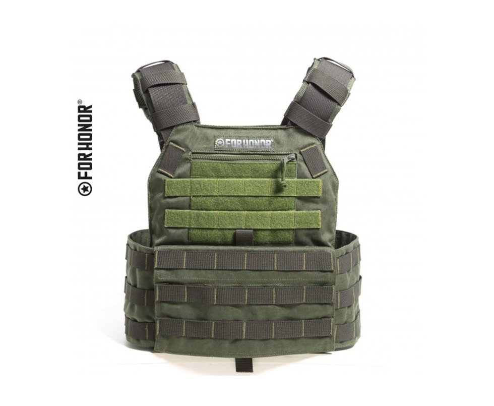 Colete Tatico Modular Forhonor Plate Carrier Cordura 1000 2p Tamanho Unico - Olive Drab