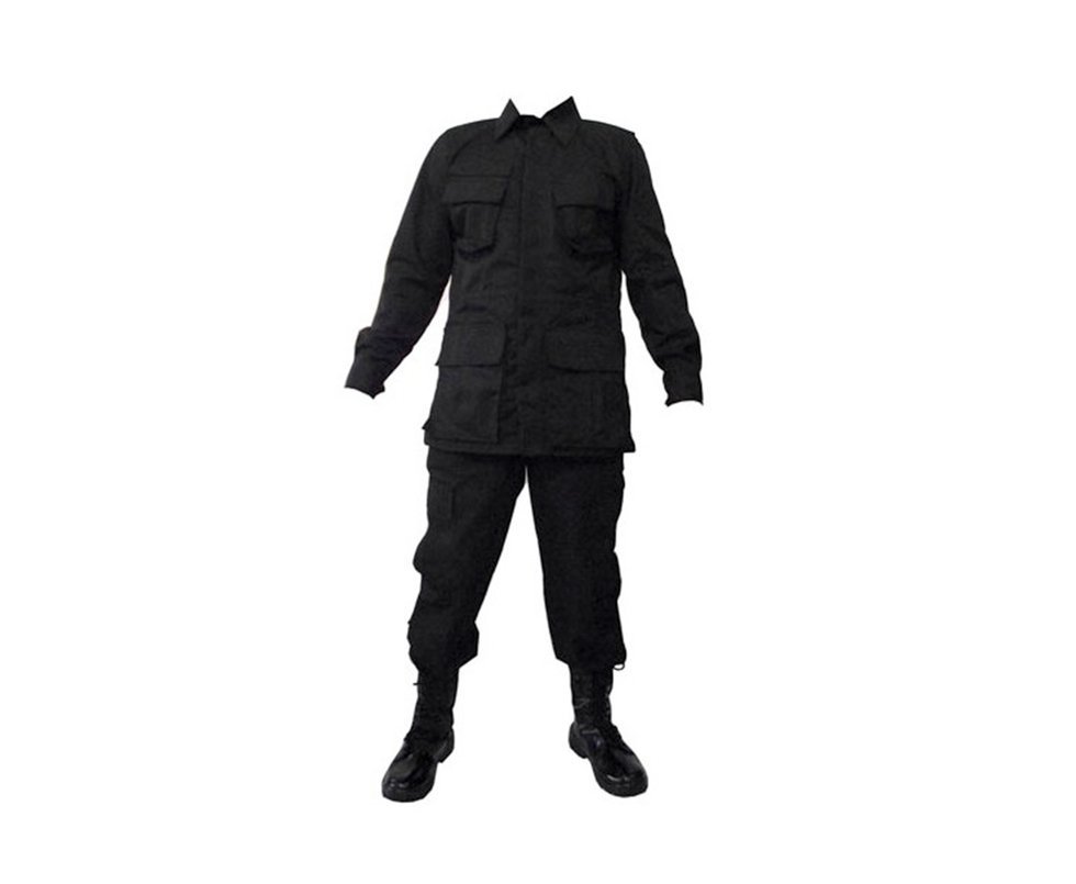 Conjunto Farda Preta - Tam P- Rip Stop