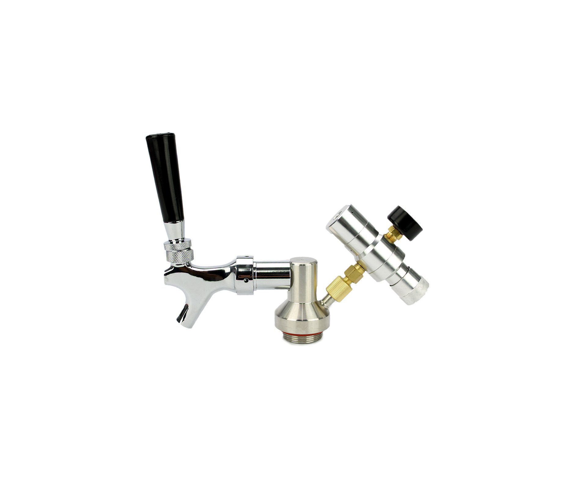 Torneira Extratora Para Growler Em Aço Inox 2l E 3,6 L