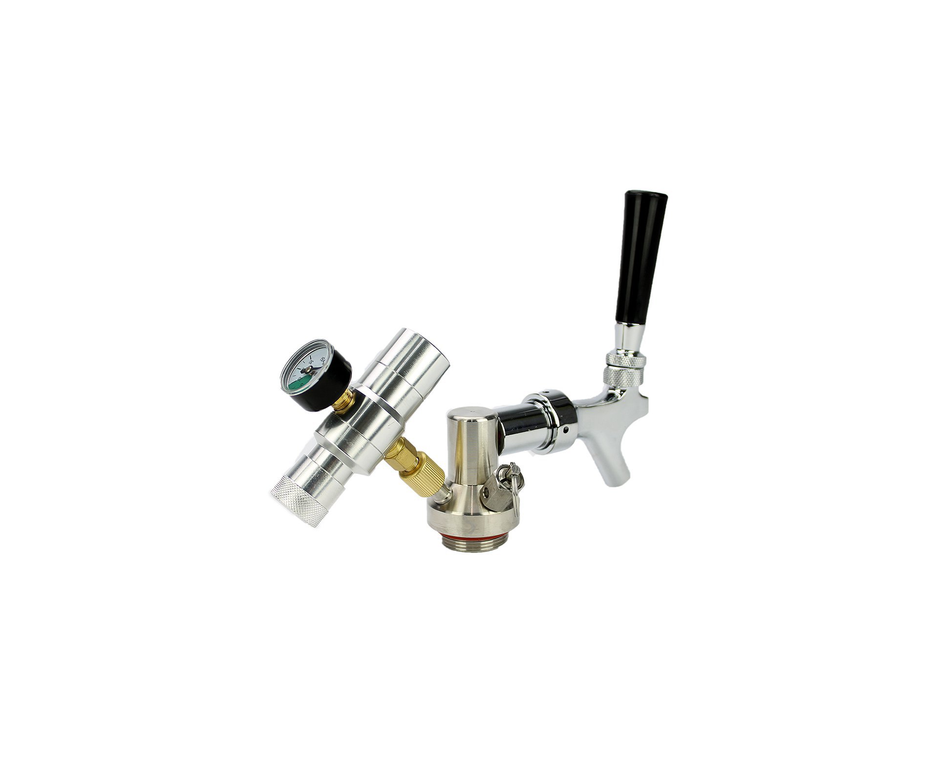 Torneira Extratora Para Growler Em Aço Inox 2l E 3,6 L