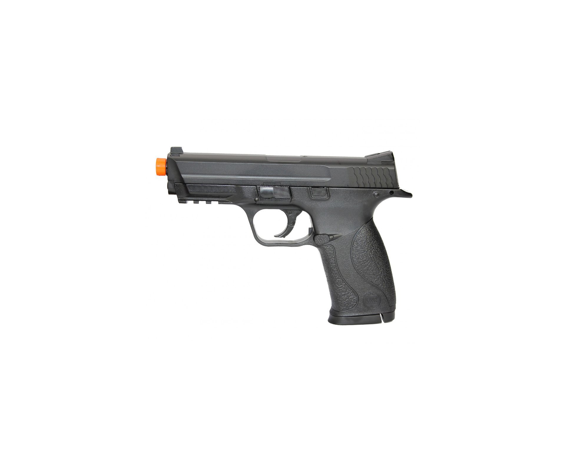 Pistola De Airsoft Gas Co2 S&w Mp40 Slide Metal Cal 6.0mm Kwc + Case + Bbs + 02 Co2