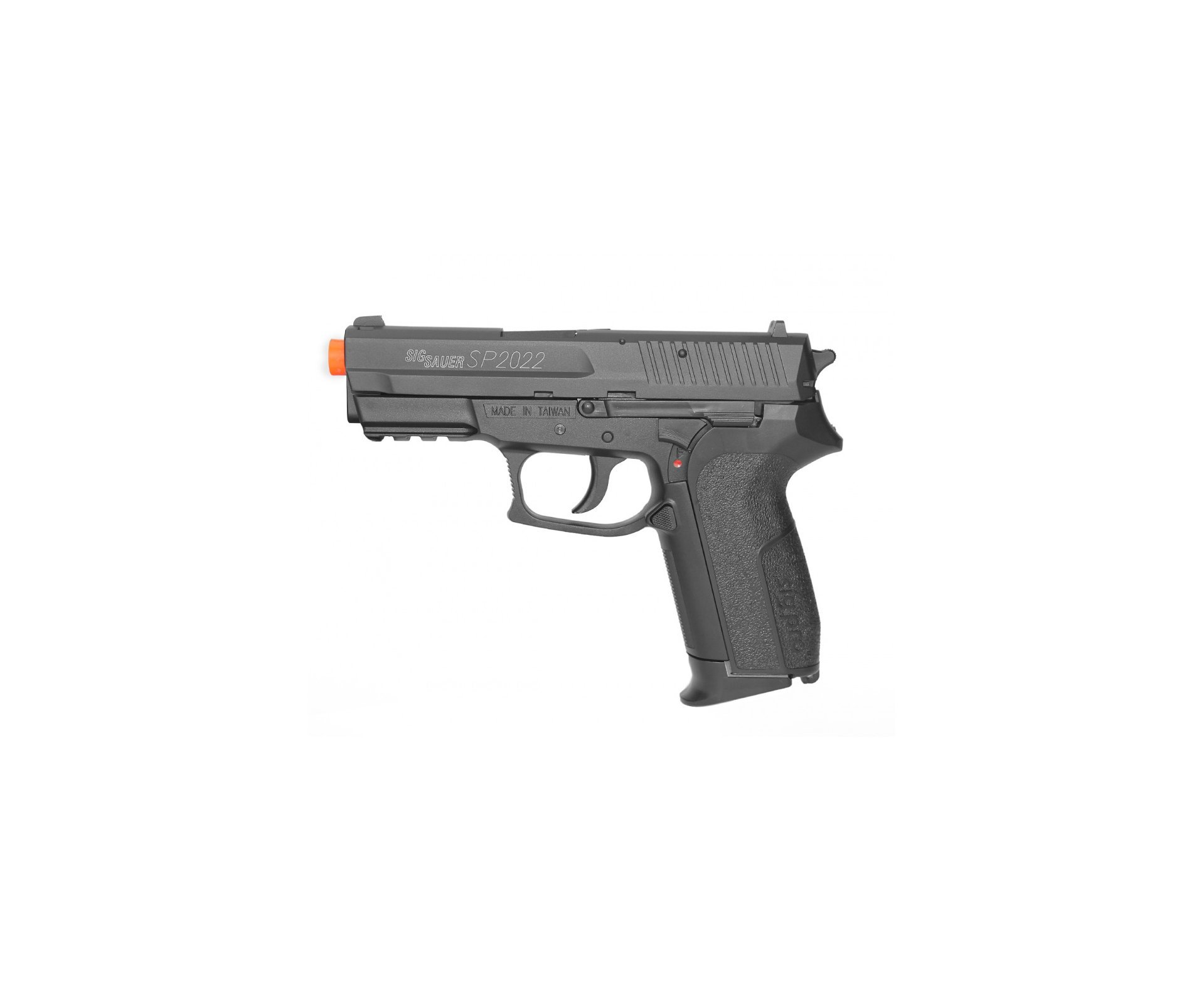Pistola Airsoft Gas Co2 Sig Sauer Sp2022 Slide Metal Cal 6.0mm + Case + Bbs + 2 Cilindro Co2