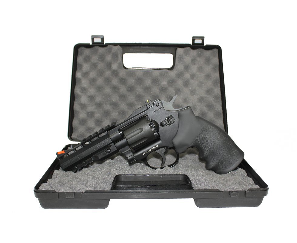 Revólver De Pressão Co2 4" Gamo Gr-stricker 8 Tiros Chumbinho 4,5mm