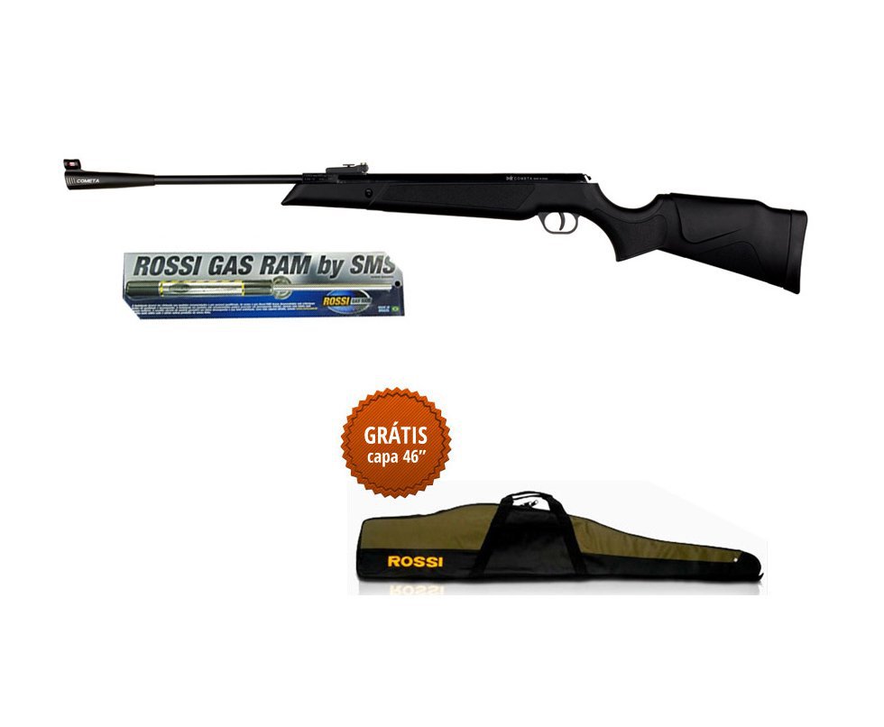 Carabina De Pressão Cometa Fênix 400 Galaxy - Com Pistão Pneumático - Calibre 4,5 Mm + Capa