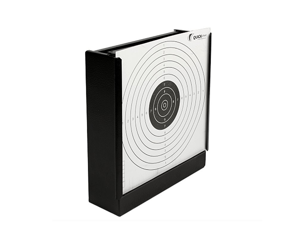 Porta Alvo 17x17cm Com Coletor De Chumbos Quick Shot