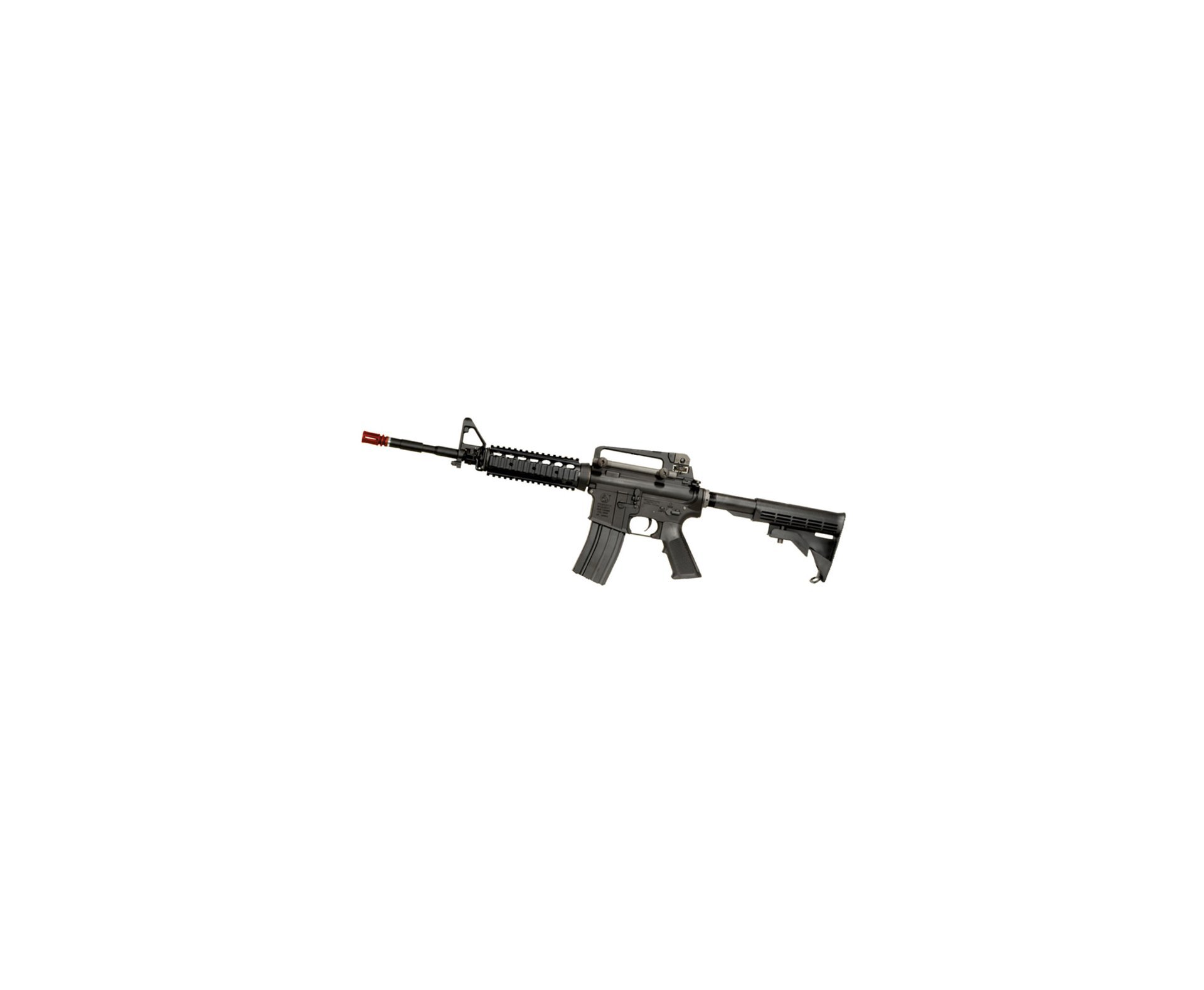 Rifle De Airsoft Col M4 Ris K.a Cal. 6mm + Red Dot 1x30 Rossi Elevada