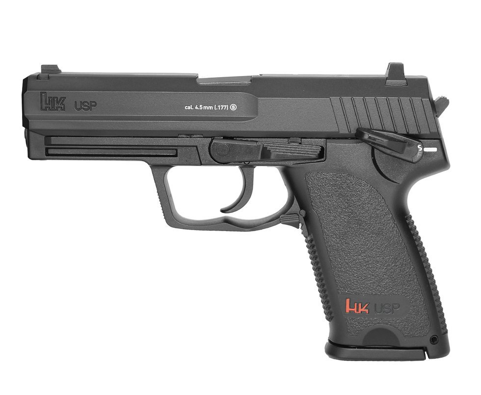 Pistola De Pressão Co2 Hk Usp Full Metal 4,5mm