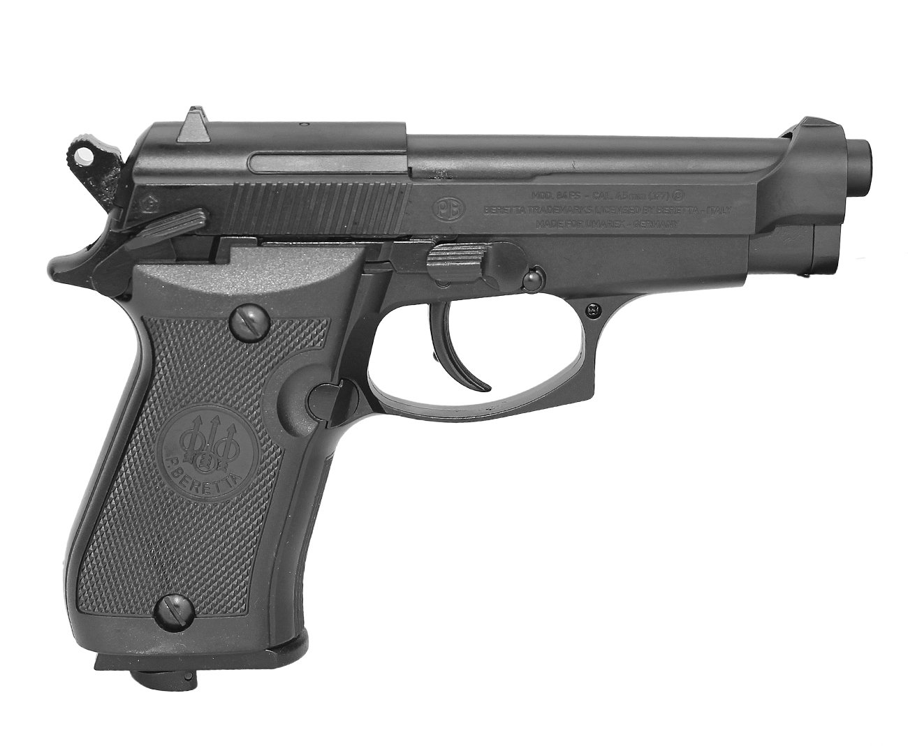 Pistola De Pressão Co2 Beretta 84 Fs Blowback Full Metal 4,5mm