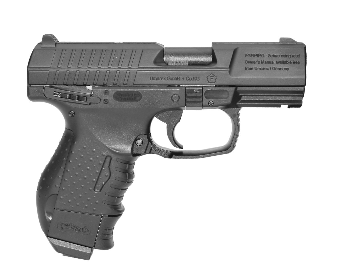 Pistola De Pressão Co2 Walther Cp99 Compact Blowback 4,5mm