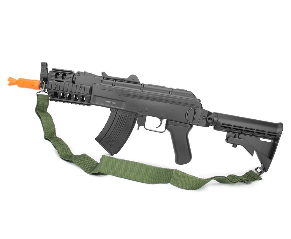 Rifle De Airsoft Ak Spetsnaz Tactical Bivolt Cyma Cm521c Cal 6,0mm