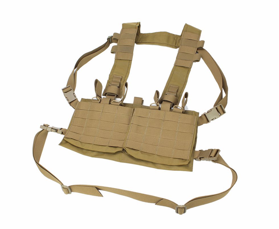 Colete Chest Rig Assault Coyote - Raptor Gear