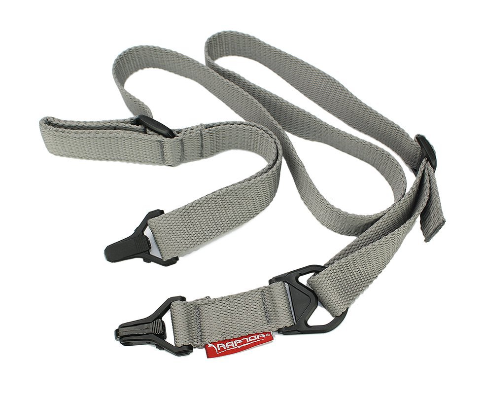 Bandoleira Tatica R1 2 Pontas / 01 Ponta Raptor Gear - Cinza