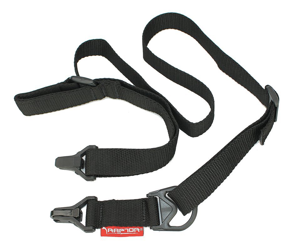 Bandoleira Tatica R1 2 Pontas / 01 Ponta Raptor Gear - Preto