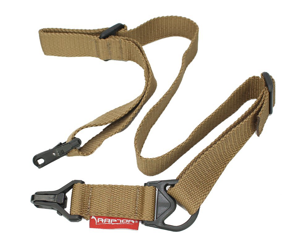 Bandoleira Tatica R1 2 Pontas / 01 Ponta Raptor Gear - Coyote
