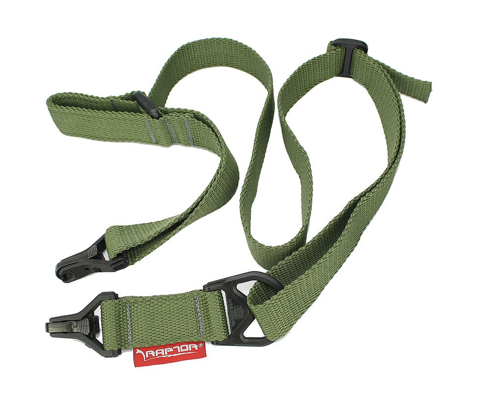 Bandoleira Tatica R1 2 Pontas / 01 Ponta Raptor Gear - Verde