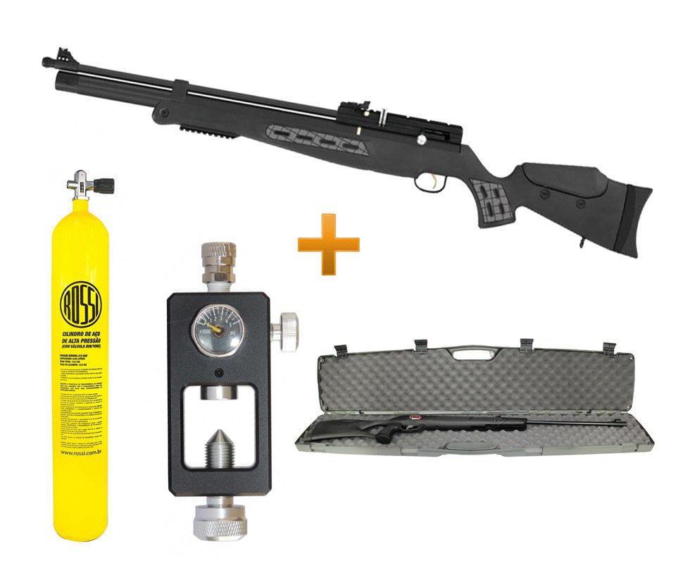 Carabina Pcp Hatsan Bt65sb 5.5 + Case Plano + Scuba 10l + Adaptador Recarga