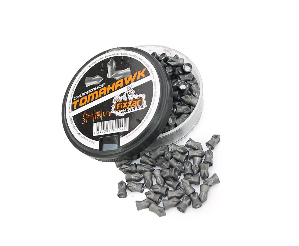 Chumbinho Destruição Tomahawk Com 125unds 5.5mm