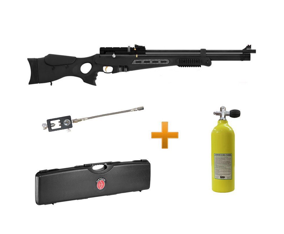 Carabina Pcp Hatsan Bt65sb Elite 5,5 + Case + Scuba 1,9lts + Adaptador Recarga
