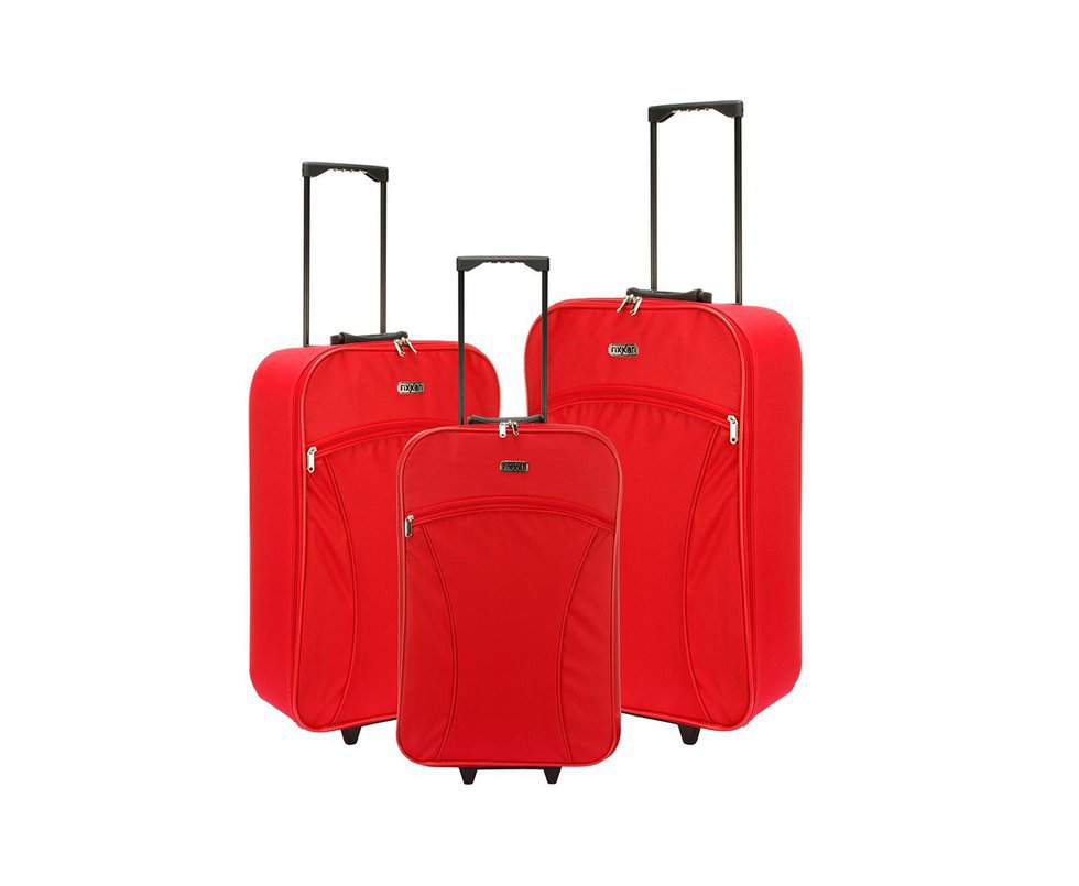 Conjunto Com 3 Malas Fixxar Trv 602 02 Rodas