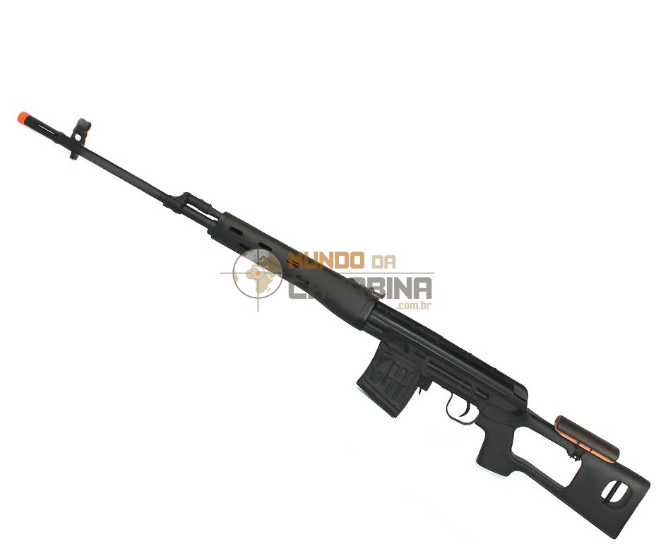 Rifle De Airsoft Sniper Dragunov Full Metal Cal 6.0mm Aeg - King Arms