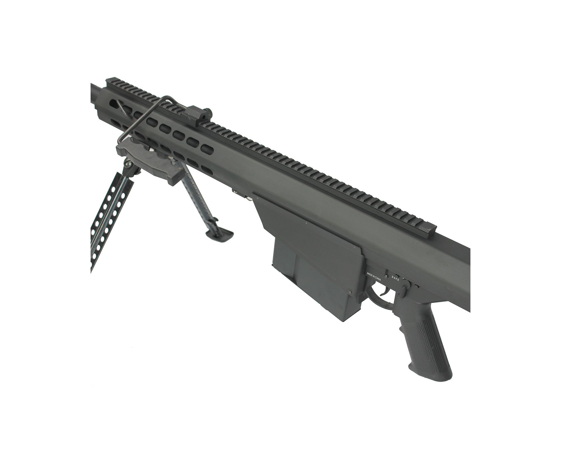 Rifle De Airsoft Sniper Barrett .50 Full Metal Cal 6.0mm - Aeg - 110 V